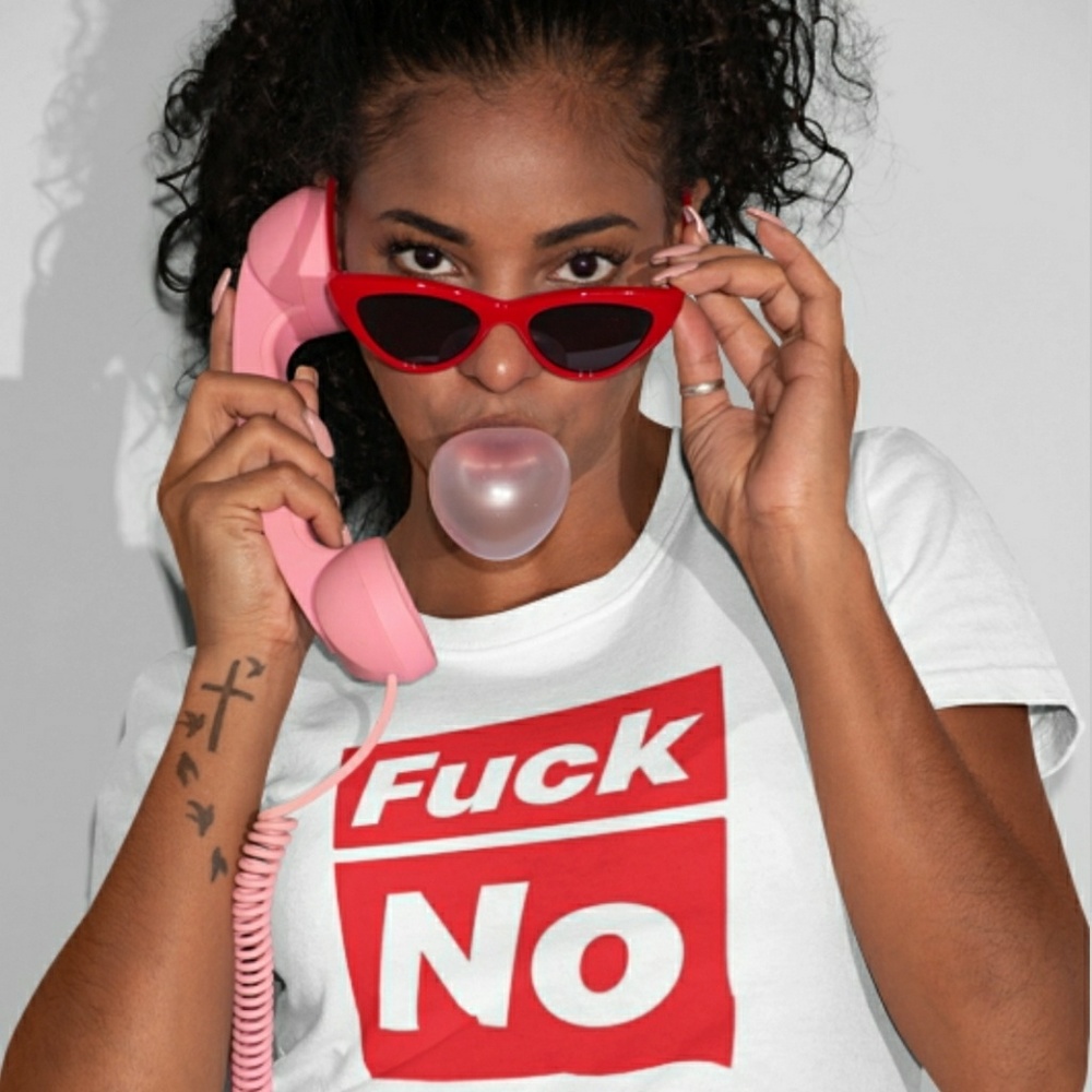 Brand New "F*CK  NO" TEE